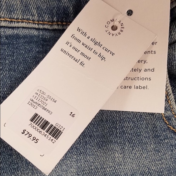 Lane Bryant Crop Jeans 16 Patch - Picture 3 of 4